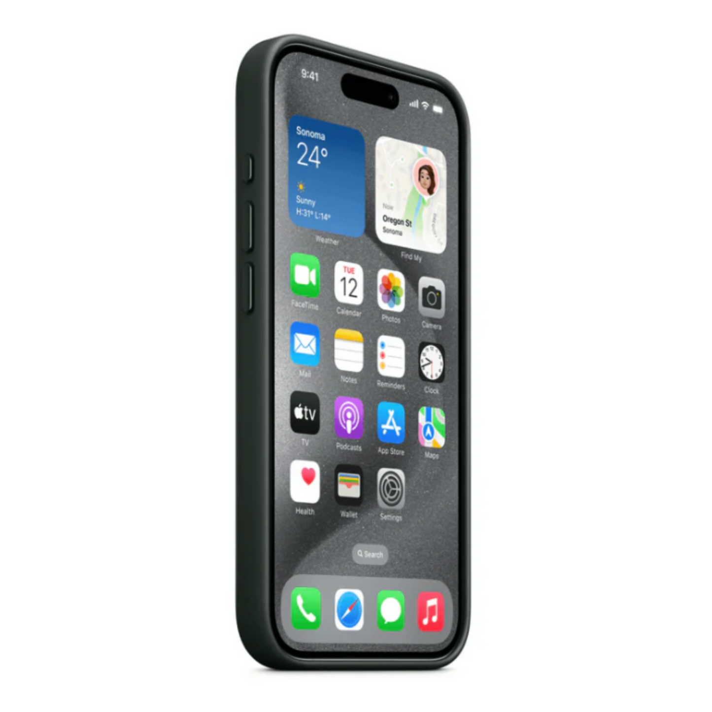 Capa de couro Apple com MagSafe para iPhone 16 15 14