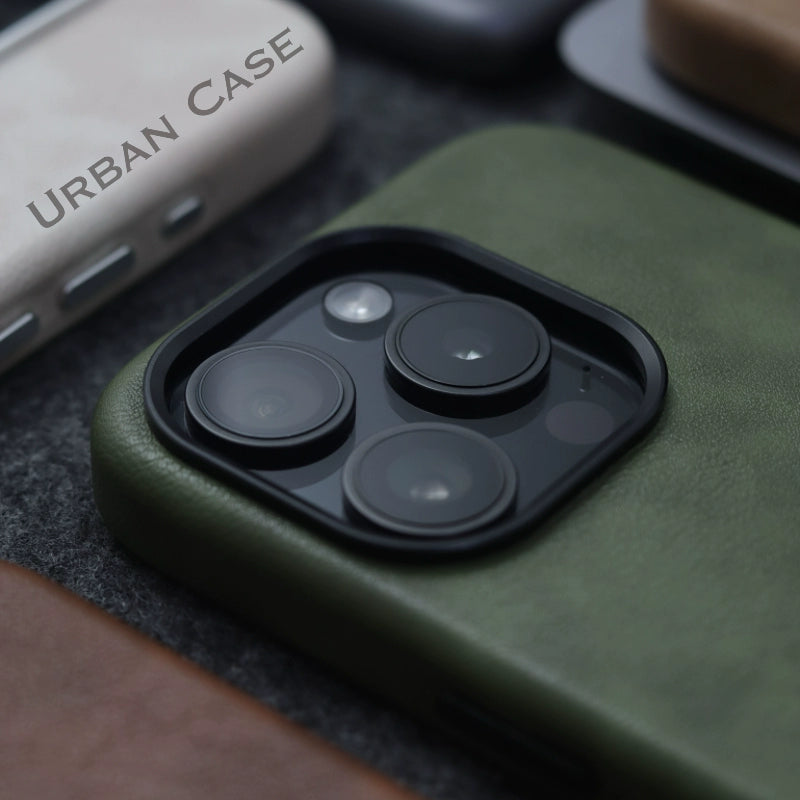 Capa de couro Nível Basic com MagSafe para iPhone 16 15 14 13 12