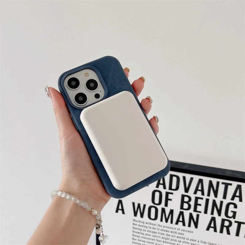 Capa de Microfibra Nível Premium com MagSafe para iPhone 16 15 14