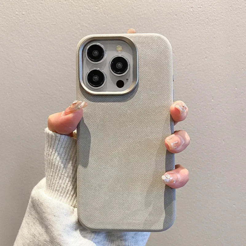 Capa de Microfibra Nível Premium com MagSafe para iPhone 16 15 14