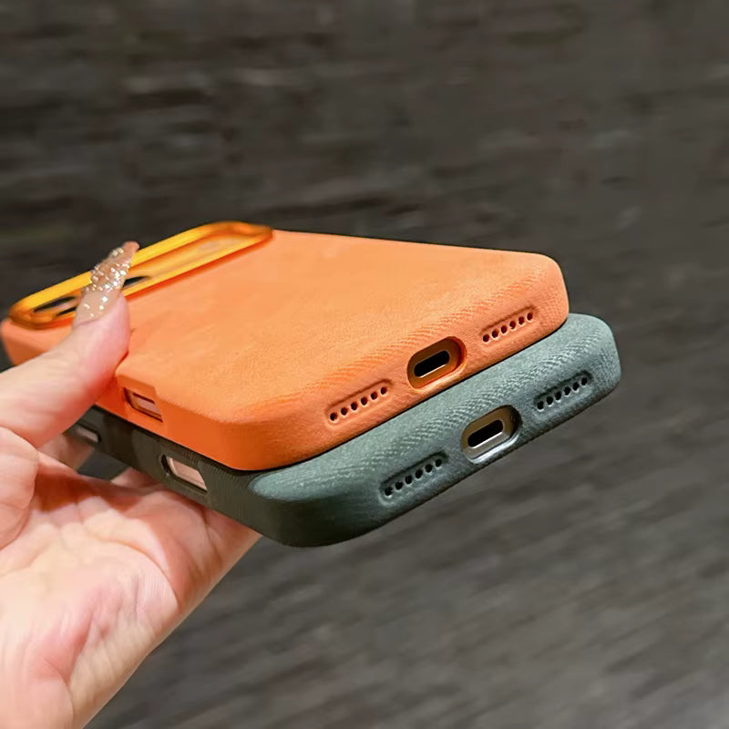 Capa de Microfibra Nível Premium com MagSafe para iPhone 17