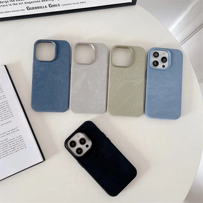Capa de Microfibra Nível Premium com MagSafe para iPhone 16 15 14
