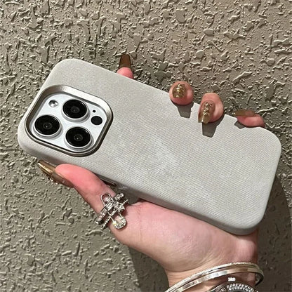 Capa de Microfibra Nível Premium com MagSafe para iPhone 16 15 14